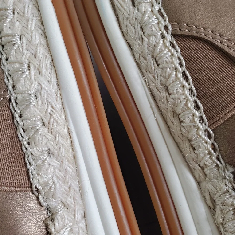 Anne Klein Tan Espadrille‎ Loafers Size 6M